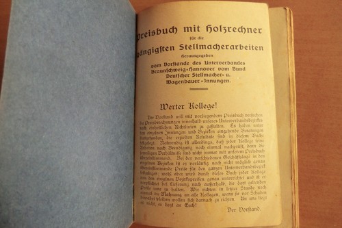 Preisbuch mit holzrechner - preisbuch,
